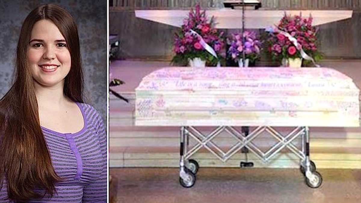 Teenage girl dies of cancer – when her mom looks at her coffin, her heart is filled with warmth