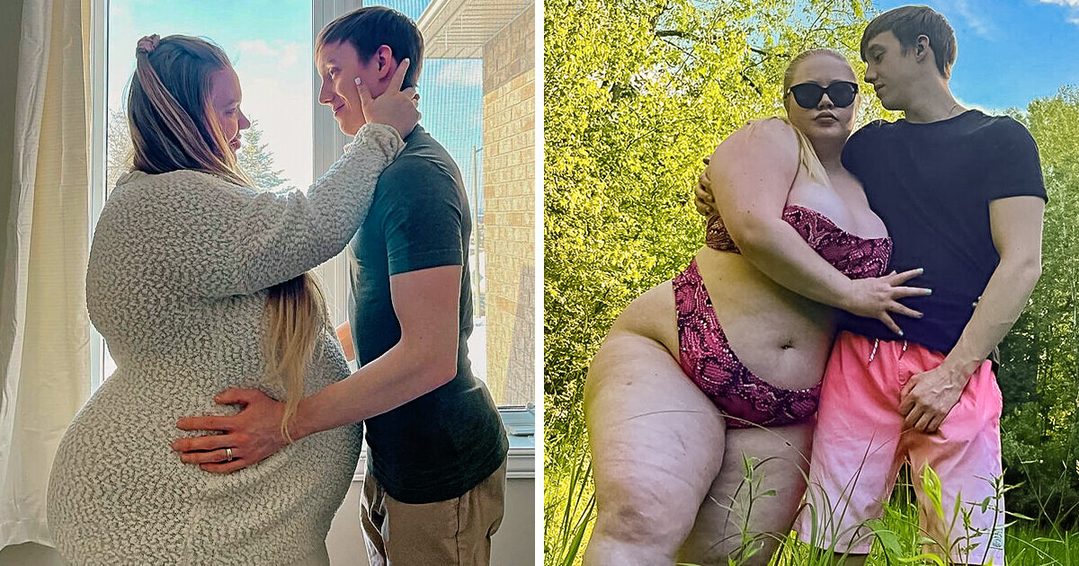 Man mocked for being with 252 lb woman, has the perfect response to shut haters up